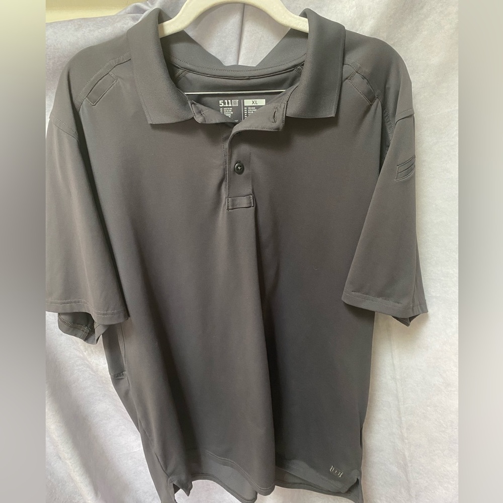 5.11 Tactical Men's Dark Gray Polo Shirt